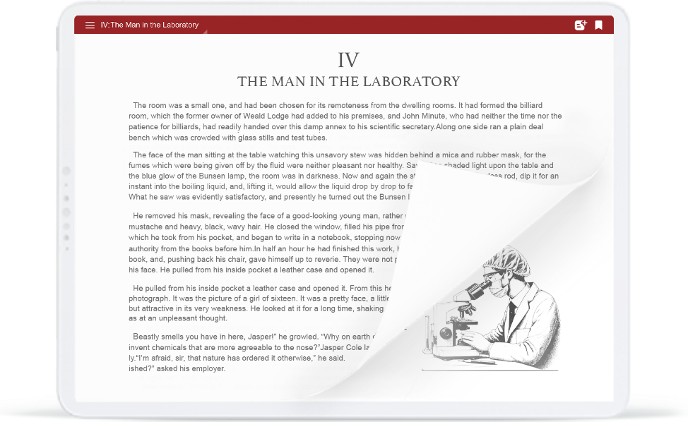 Realistic page flip effects