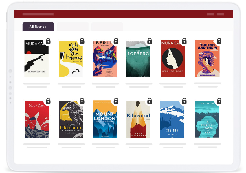 Permisos de libros electrónicos