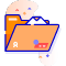 Image of a file folder icon showcasing a folder and an additional folder icon