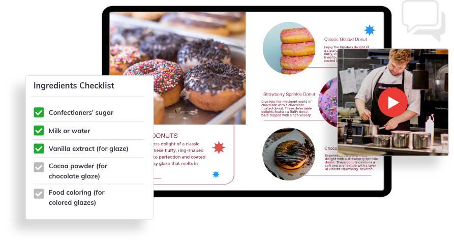 donuts ingradients image